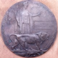 1st DAY (BATTLE of THE SOMME) CASUALTY. 1914-15 STAR TRIO & PLAQUE. 9th Yorks L.I. (Fricourt)