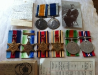 (Father)CHINA 1900, 1914-15 Trio & Plaque. (Son) Silver War Medal. World War II Medals (6) & LSGC GV.