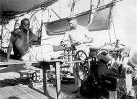 N.G.S. (GV) (Persian Gulf 1909-14) 1915 Trio. A.B. HMS SPHINX (Anti-Slave Patroller) RARE & SUPERB