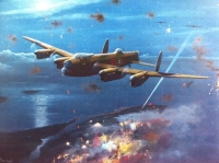 DISTINGUISHED FLYING CROSS & 2nd Award Bar.(1944).Bomb Ldr.103 & 625 Sqd. Lancasters.TWO LOGS
