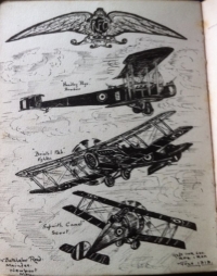 Superb RFC 1915 Trio. To. 2AM-Observer-F/Lt (1 Albatros Kill 1917 ) Masses of photos & papers.