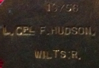 A 1914-1915 Casualty Trio ( 2/Wiltshire Regt) 
To: 19756. L/Cpl . Frank HUDSON. 
KILLED-IN-ACTION 15th June 1915