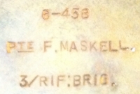 A CHOICE "TWO BROTHERS" ASSEMBLY. 1914 Star & Bar Trio & Plaque.To: 6/458. Rfmn.F. MASKELL. 3/Rifle Bd. Killed in Action 5th Feb 1916.(Age 19). &  Fireman & Donkeyman H.T. MASKELL. M.F.A.