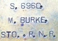 A ROYAL NAVY FAMILY GROUP: WW1 1914-15 STAR TRIO.(FATHER) S.6960.M.BURKE.STO R.N.R.(SON) D/MD/X3139.E.BURKE, Ex-HMS PRINCE OF WALES. KILLED BY JAPANESE at HMS SULTAN, SINGAPORE 16.2.1942