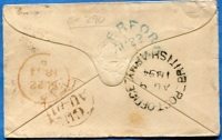 AN  IMPORTANT & UNIQUE VICTORIAN ENVELOPE Sent from The Crimea, by: Lieutenant George Powell Houghton, 11th HUSSARS. Who Died of Fatal Wounds received during the CHARGE OF THE LIGHT BRIGADE. 