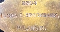 A MAGNIFICENT "V.C. ACTION" (POELCAPELLE CASUALTY)   "POSTUMOUS" MILITARY MEDAL & 1914 STAR & BAR TRIO: 
To: 8504.Sgt R.E. BROCKBANK.1st ROYAL LANCASTERS .KILLED-IN-ACTION 12.10.1917.