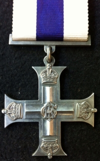 AN UNUSUAL MILITARY CROSS & 1914-15 TRIO (M.I.D.) To: Major H.R.Charter, 7th East Surrey Regt & " SPECIAL GAS BRIGADE"  R.E.(A Brilliant "ex-Cambridge" Chemist, assisted in development & initial use of British Gas Warfare.)
