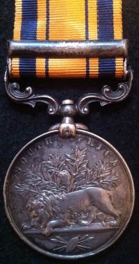 AN EXCELLENT SOUTH AFRICA "ZULU" MEDAL [1879]
To: 546. Pte. G. MARKS. 99th (LANARKSHIRE) FOOT REGt.
(Later to become The Wiltshire Regiment) 
