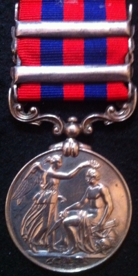 A VERY HIGH QUALITY INDIAN GENERAL SERVICE MEDAL,
BURMA 1885-7 & BURMA 1887-89. To: Pte J. FULLER. 2nd ROYAL WEST SURREY REGt. 
