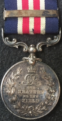 An Exceptional "FINAL ADVANCE" Military Medal & 2nd Award Bar (With rare surviving 