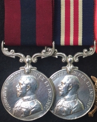 An Outstanding "GIVENCHY" DISTINGUISHED CONDUCT MEDAL & MILITARY MEDAL & 1915 Star "DOUBLE GALLANTRY" Trio.
To:18170 Sgt W.G.GRAND. 1st NORTHAMPTON  REGt , att; 2nd Trench Mortar Battery.