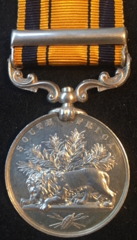 An Extremely Desirable SOUTH AFRICA "ZULU" MEDAL (1879).2242 Pte L.T. REYNOLDS 17th (Duke of Cambridge