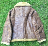 A REALLY EXCELLENT AND RARE "WAREING" (Northampton) 
"LARGE, SIZE 6" (1941) FLYING JACKET. Attributed to a Polish Fighter Pilot (Service No. G-3307) ....Currently Researching.