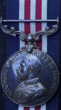 A RARE “BAYONET TRENCH” (CASUALTY) MILITARY MEDAL,1914 STAR & BAR TRIO,With Photo, Scroll, Papers & Super Rare Original Citation. 8161 Pte J.MOFFAT. 2/Royal Scots Fus, KILLED IN ACTION, 12th OCTOBER 1916.

