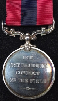 A Superb “Battle of Festubert” DISTINGUISHED CONDUCT MEDAL (Single) With an outstanding “One Man Army” Battle Citation. 
A Motherwell man. 1339 L/ Cpl ROBERT SAMPSON. 1st/6th (Cameronians) Scottish Rifles.T.F.