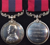 A Superb “Battle of Festubert” DISTINGUISHED CONDUCT MEDAL (Single) With an outstanding “One Man Army” Battle Citation. 
A Motherwell man. 1339 L/ Cpl ROBERT SAMPSON. 1st/6th (Cameronians) Scottish Rifles.T.F.