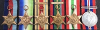 AN EXCESSIVELY RARE “UNATTRIBUTED” DISTINGUISHING SERVICE CROSS (1940) & 2nd AWARD BAR (1943) A “Norway or Dunkirk” Group of Eight. All Medals “Mint State”  & As Issued. A WONDERFUL DISPLAY GROUP