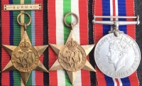 AN EXCESSIVELY RARE “UNATTRIBUTED” DISTINGUISHING SERVICE CROSS (1940) & 2nd AWARD BAR (1943) A “Norway or Dunkirk” Group of Eight. All Medals “Mint State”  & As Issued. A WONDERFUL DISPLAY GROUP