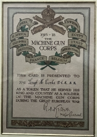 A Superb Battle of the Somme “Fricourt” Double Gallantry D.C.M. with “Ypres” M.M. & Pair (M.I.D),Defence Medal, (Home Guard) Pte-Sgt H.COCKS, 52nd & 237th Machine Gun Corps, Midd’x Regt. P.O.W. 22nd March-11th Nov 1918.