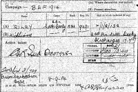 A Classic “Sherwood Forester’s” 1914 Star & Bar (Seriously Wounded) Trio. To an “Old Contemptible” 9491. Pte W. Riley, 2/Notts & Derby Regt. with S.W.B. No. 232124. Discharged, 17th July 1917.