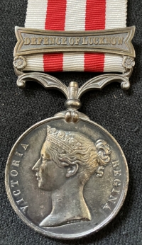 An Excessively Rare,  INDIAN MUTINY MEDAL, (DEFENCE OF LUCKNOW), “ORIGINAL DEFENDER”- (Battle of Chinhut Casualty) Killed in Action 30th June 1857) & PUNJAB MEDAL, (MOOLTAN), To: JOHN STEEPLES, 32nd Foot.