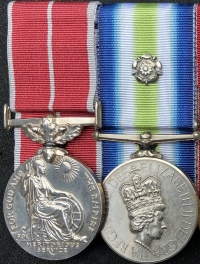 An Outstanding & Unique Royal Navy “South Atlantic” Group of Five.
British Empire Medal, South Atlantic Medal, Golden Jubilee Medal 2002, Meritorious Service Medal (QEII), L.S.G.C & Bar.